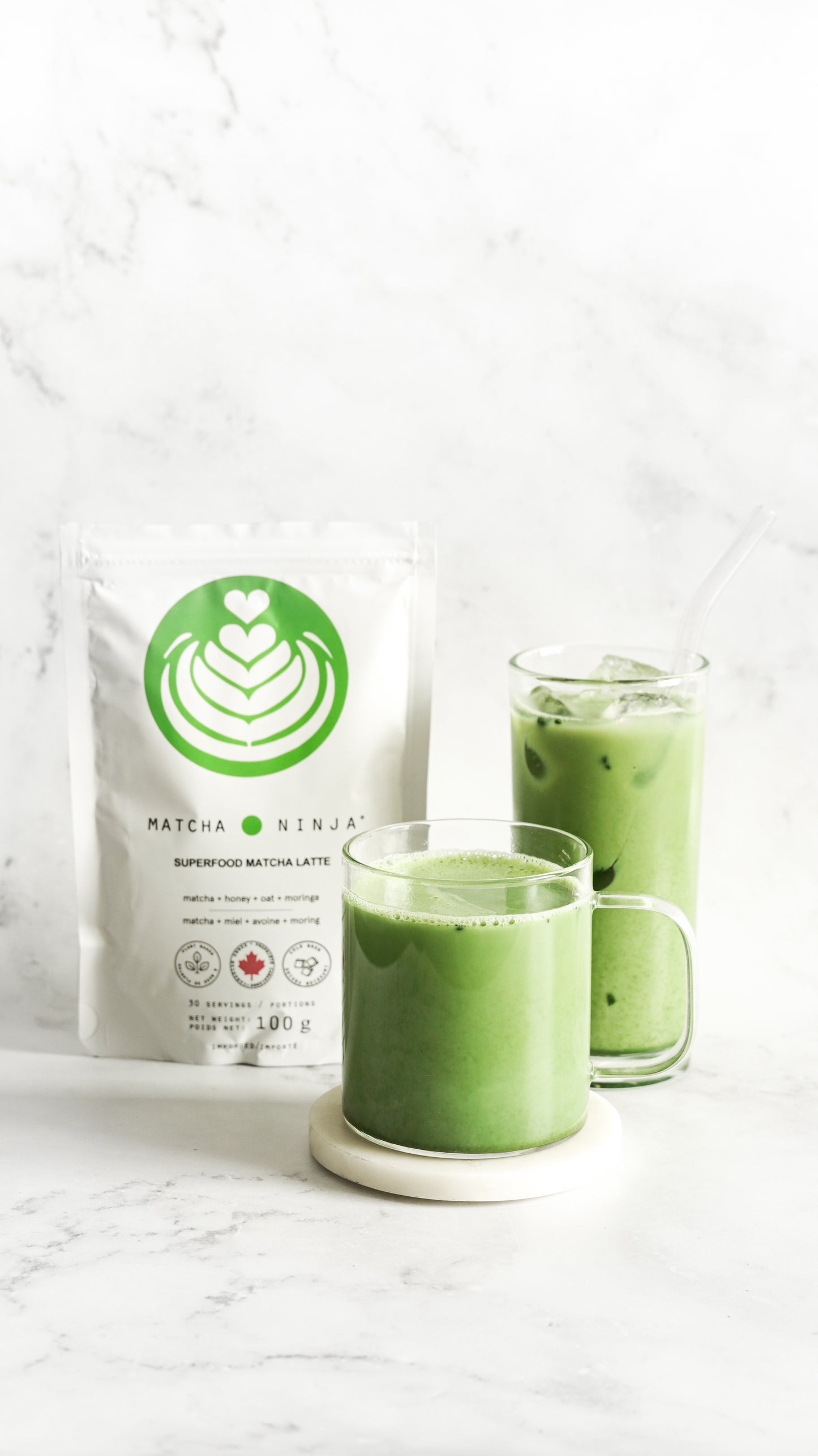 Matcha Ninja "Superfood Matcha Latte" - 100g Pouch