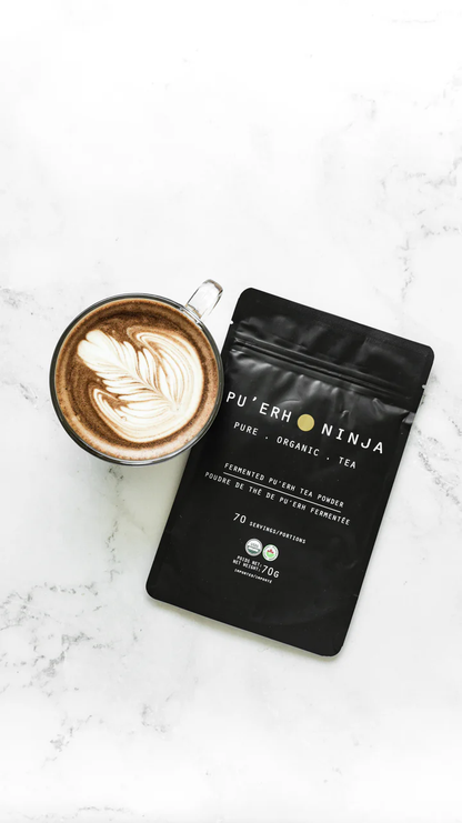 Pu'erh Ninja "Fermented Black Tea Powder" - 70 serving pouch
