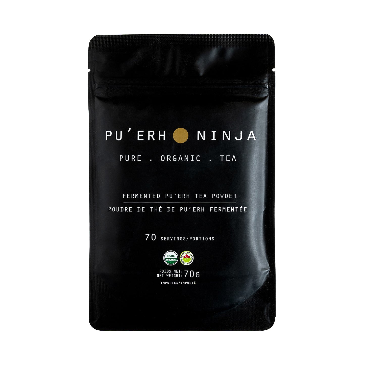 Pu'erh Ninja "Fermented Black Tea Powder" - 70 serving pouch