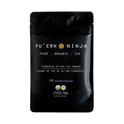 Pu'erh Ninja "Fermented Black Tea Powder" - 70 serving pouch